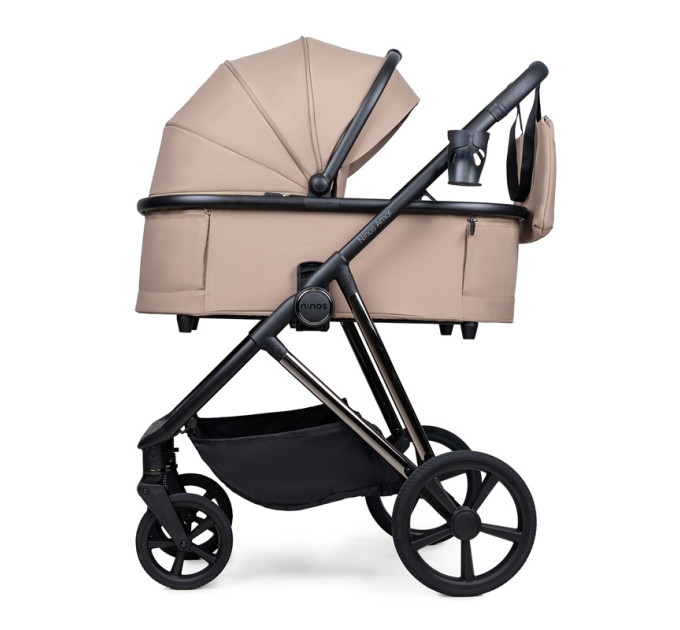 Універсальна коляска 3в1 Ninos Amor Soft Beige з автокріслом 0+