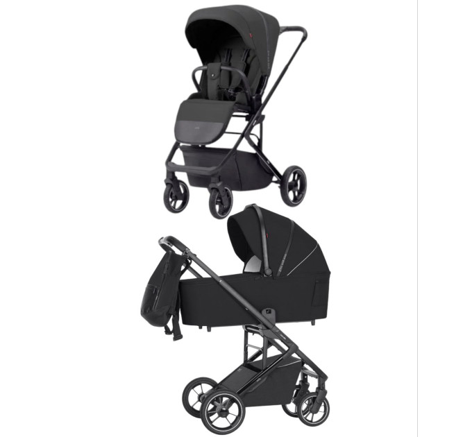  Дитяча коляска 2в1  Carrello Alfa/W Midnight Black