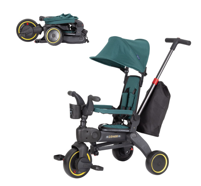 Велосипед триколісний TILLY COMBI T-392 GREEN /1/