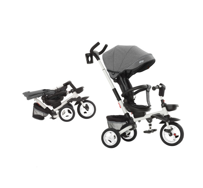 Велосипед триколісний TILLY FLIP T-390/1 Сірий/1/ Велосипед триколісний TILLY FLIP T-390/1 Сірий/1/