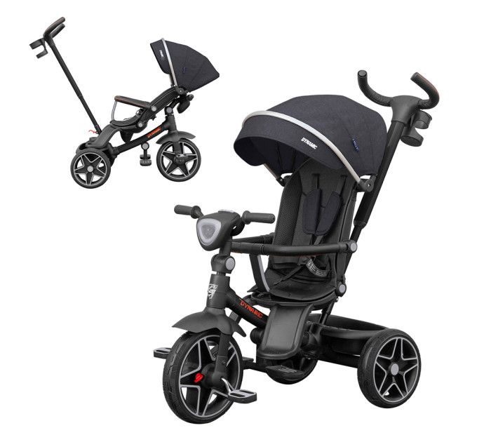 Велосипед триколісний TILLY DYNAMIC T-3810 BLACK /1/
