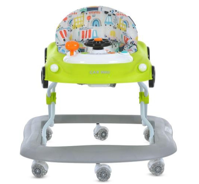 Ходунки ME 1216 CAR WAY Green-Gray