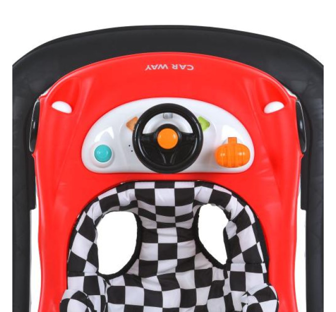Ходунки ME 1216 CAR WAY Red-Black