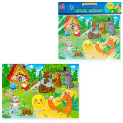 Гра розвиваюча Vladi Toys м'які пазли А4 Малюк зможе "Колобок" VT1102-27