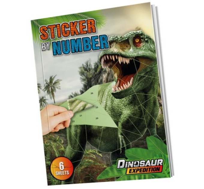 Dinosaur Expedition Стікербук за номерами