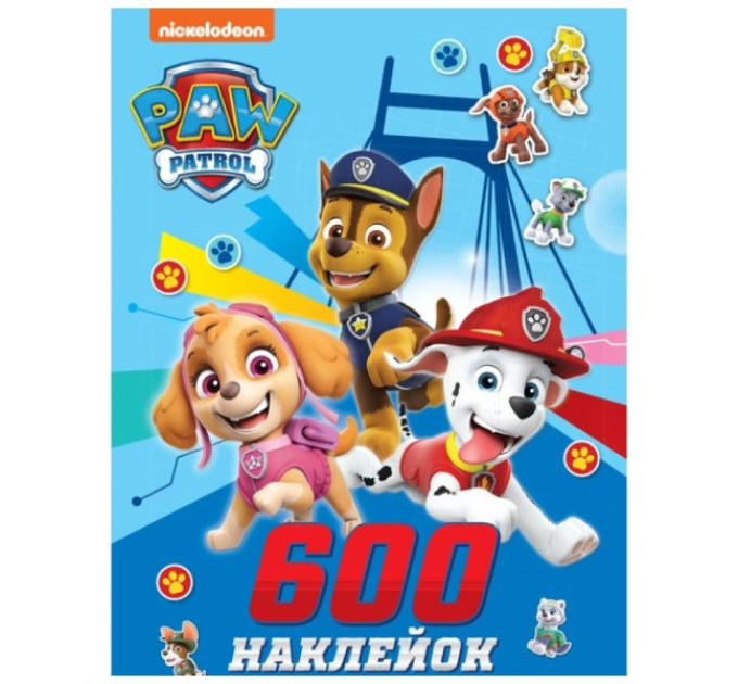 600 наклейок TM "PAW Patrol"