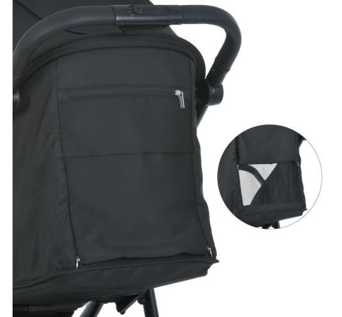 Коляска дитяча ME 1181 DAHLIA Black