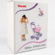 Візок для ляльок з люлькою, DOLONI-TOYS 0121/04