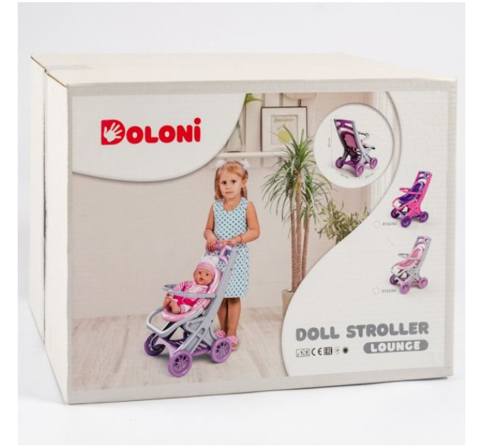 Візок для ляльок з шезлонгом, DOLONI-TOYS 0122/04