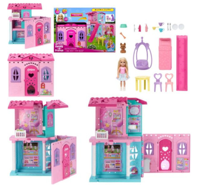 Портативний будиночок з лялькою Челсі Barbie