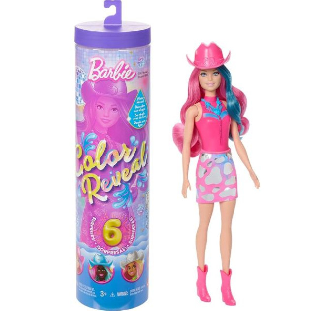 Кукла Barbie Color Reveal серии "Звезды диско"