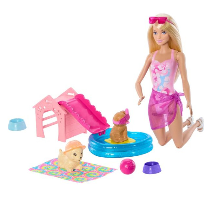 Набір "Басейн для цуценят" з лялькою Barbie