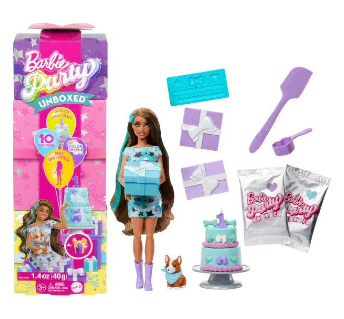 Лялька Barbie "Вечірка-сюрприз" у бірюзових тонах