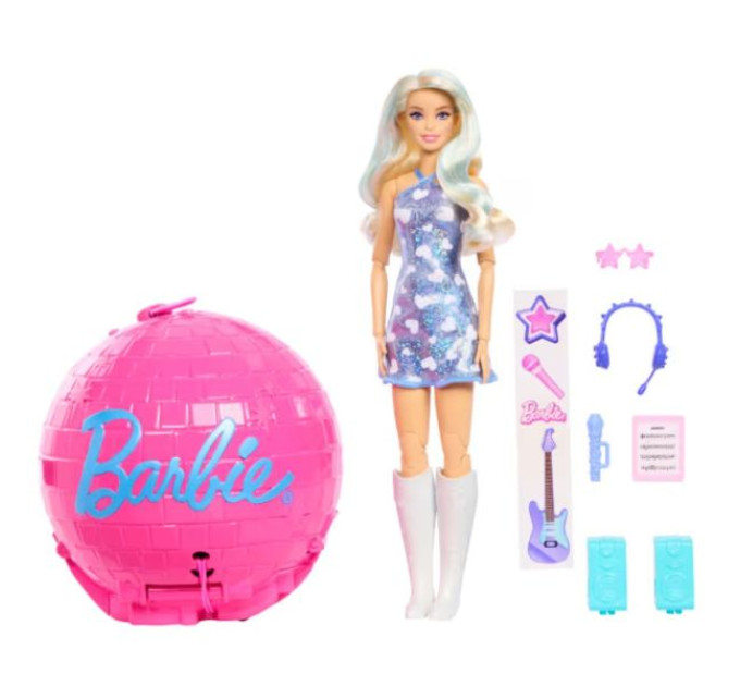 Набір-сюрприз Barbie “Roll & Reveal” – поп-зірка