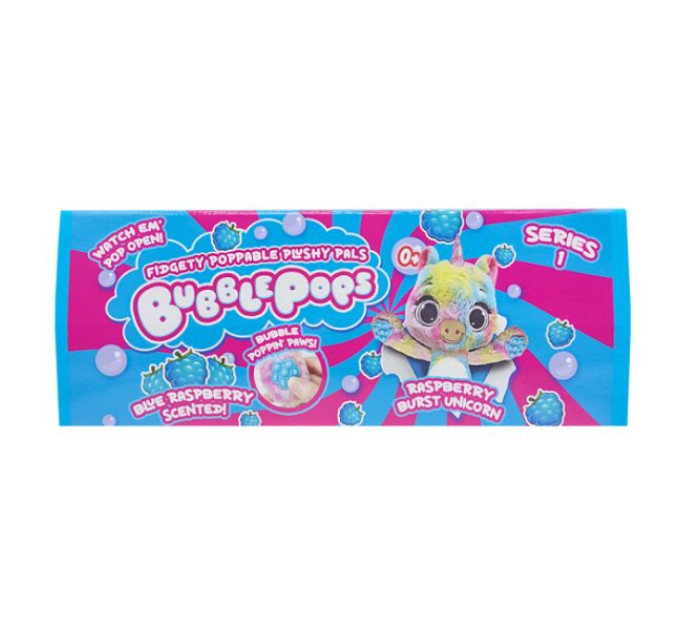 Bubble Pops М’яка іграшка міні "Малиновий Єдиноріг", 2312005/1