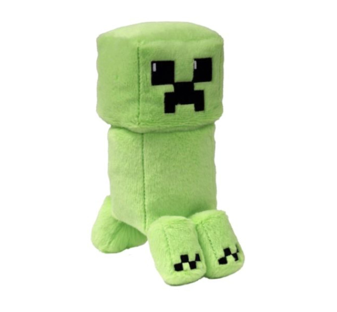 Дитяча іграшка м’яконабивна TY Minecraft Зелений "КРІПЕР" 15 см, арт. 41743