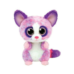 Дитяча іграшка м’яконабивна TY Beanie Boos 36395 Рожевий лемур "BECCA" 15 см
