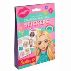 Besties Набір наліпок "Алмазна мозаїка", зелена, арт.990199