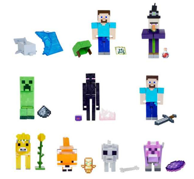 Фігурка персонажа з аксесуаром Minecraft