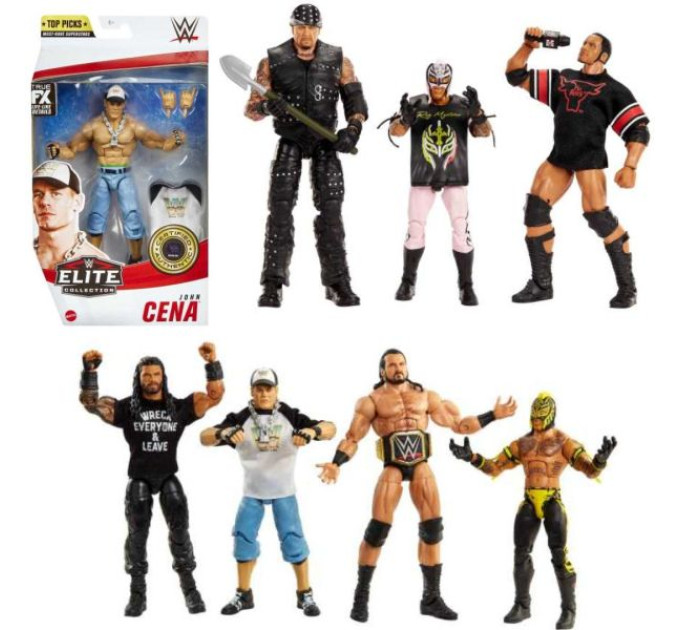 Фігурка WWE Elite Top Picks (топові бійці еліти зі змінними частинами) (в ас.)