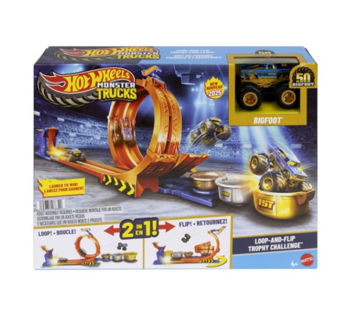 Ігровий набір "Петлі та трюки" серії "Змагання за кубок" Monster Trucks Hot Wheels
