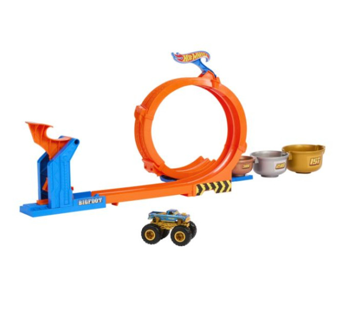 Ігровий набір "Петлі та трюки" серії "Змагання за кубок" Monster Trucks Hot Wheels