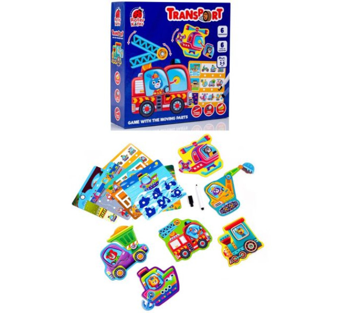 Game with the moving parts "Transport" RK1320-01