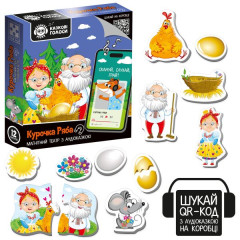 Гра розвиваюча Vladi Toys магнітний театр з аудіоказкою Казкові голоси "Курочка Ряба"