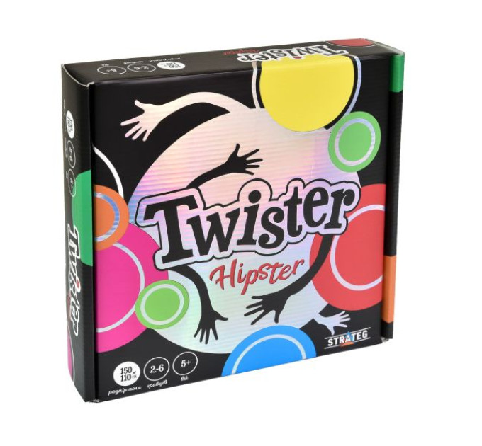 Розважальна гра Strateg Твістер "Twister-hipster" (30628)