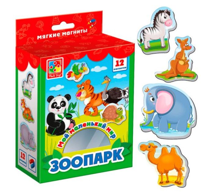 Гра настільна Vladi Toys "Мій маленький світ "Зоопарк" VT3106-10
