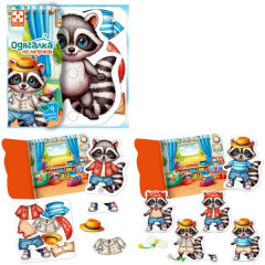 Гра розвиваюча Vladi Toys з липучками "Єнотик" VT1320-02