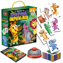 Гра настільна Vladi Toys зі дзвоником. Тропічний переполох VT8010-13
