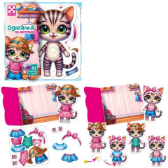 Гра розвиваюча Vladi Toys з липучками "Кошеня" VT1320-03