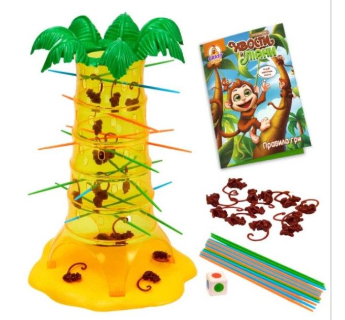 Гра настільна Vladi Toys розважальна. Хвости й ліани. VT8055-39