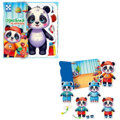 Гра розвиваюча Vladi Toys з липучками "Панда" VT1320-06