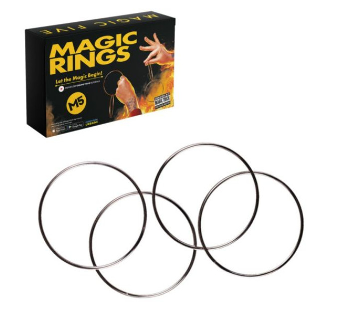 Пристрій для демонстрації фокусів і трюків в ігровій формі Magic Five – Magic Rings