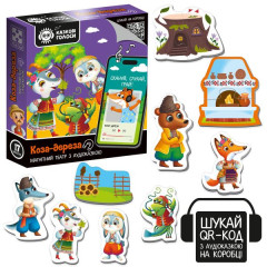 Гра розвиваюча Vladi Toys магнітний театр з аудіоказкою Казкові голоси "Коза-дереза"
