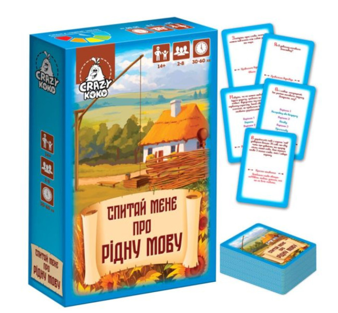 Гра настільна Vladi Toys розважальна. "Спитай мене про рідну мову" VT5903-10 (укр)