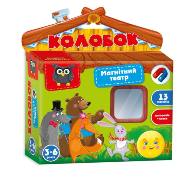 Гра настільна Vladi Toys магнітний театр Академія розвитку "Колобок" VT3206-30