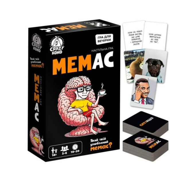 Гра настільна Vladi Toys розважальна. "Мемас" VT5903-12 (укр)