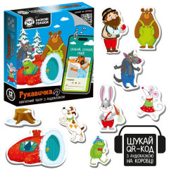 Гра розвиваюча Vladi Toys магнітний театр з аудіоказкою Казкові голоси "Рукавичка"