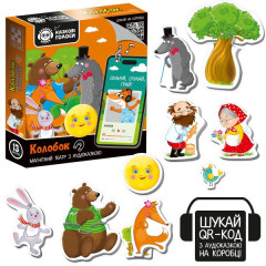 Гра розвиваюча Vladi Toys магнітний театр з аудіоказкою Казкові голоси "Колобок"