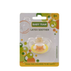 Пустушка латексна Baby Team, ортодонтична