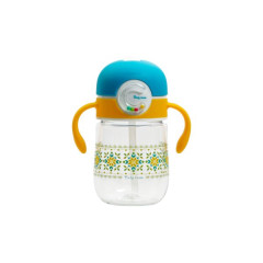 Поїльник з силіконовою трубочкою та ручками Baby Team, 300 мл