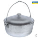 Казан алюминиевый с дужкой и крышкой 5.0л УК-К5.0
