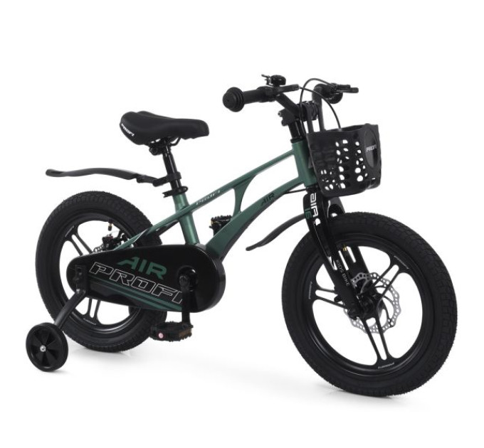 Велосипед дитячий PROF1 AIR PRO 16д. MB 161059 dark green